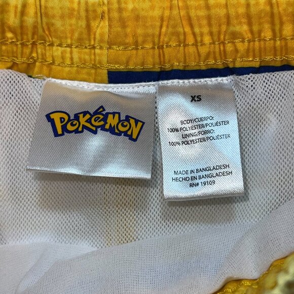 Boys' Pokemon Fictitious Character Swim Shorts Yellow Size XS - Picture 3 of 4